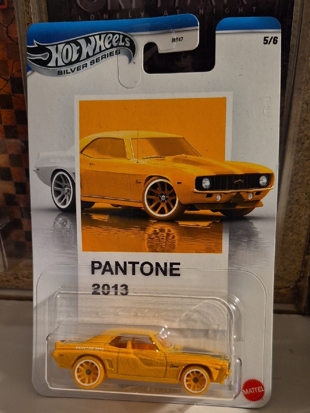 D4 hot wheels 69 Copo Camaro ORANGE PANTONE with shipping protector